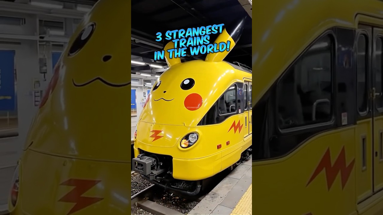 3 strangest trains in the world! 😯