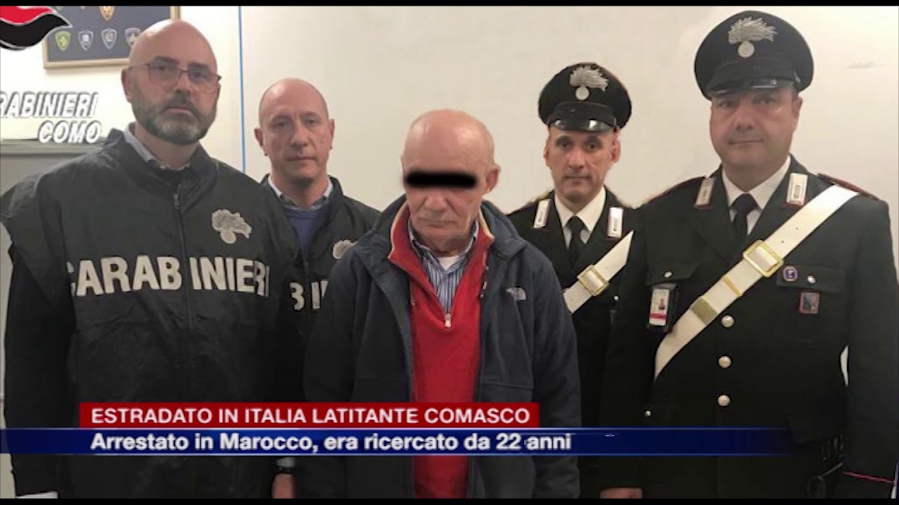 Etg - Estradato in Italia latitante comasco arrestato in Marocco. Era ricercato da 22 anni