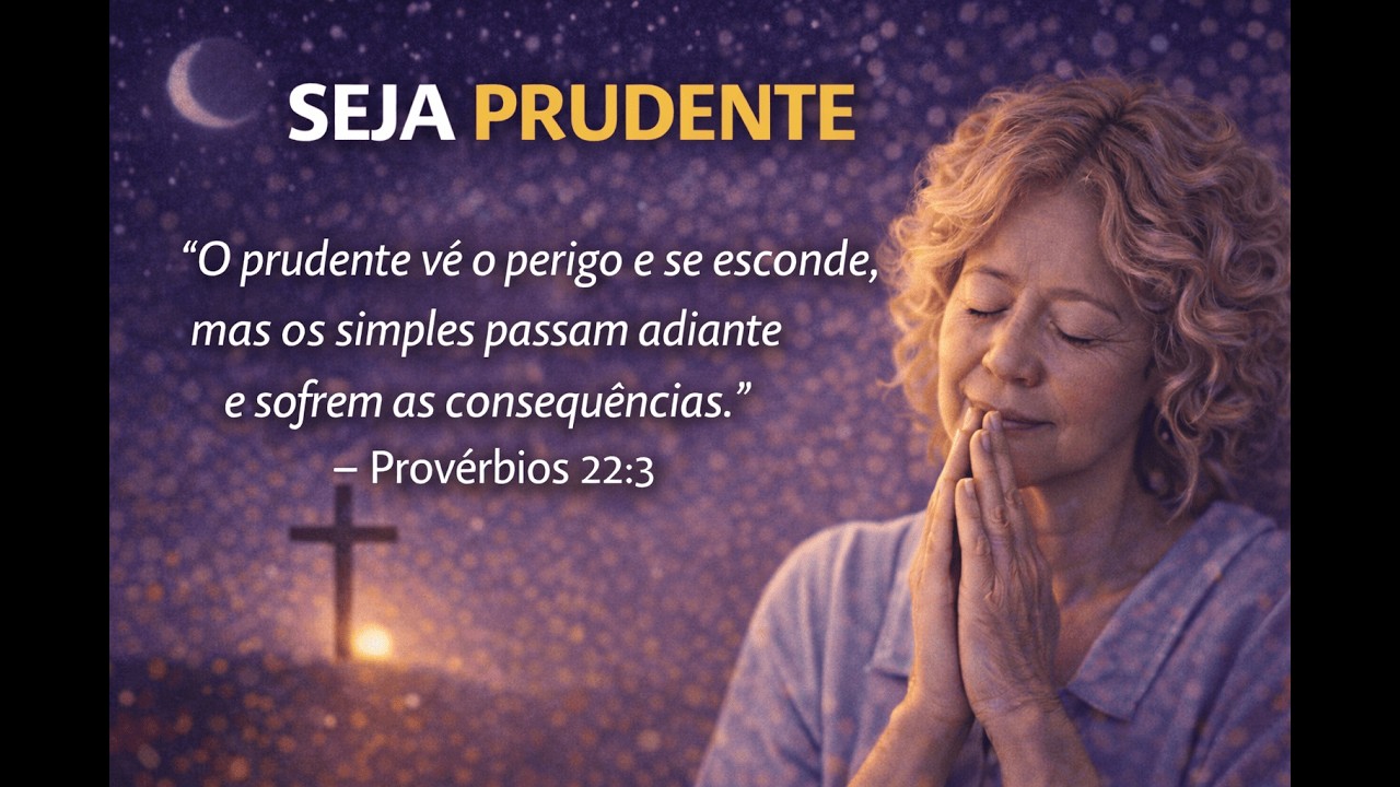 SEJA PRUDENTE 🙏 | Provérbios 22:3 – O Aviso Que Pode Mudar Sua Vida