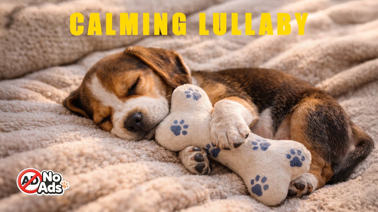 8 Hour Dog Sleep Music 🐶 Calming Lullaby for Separation Anxiety | Deep Sleep & Stop Barking
