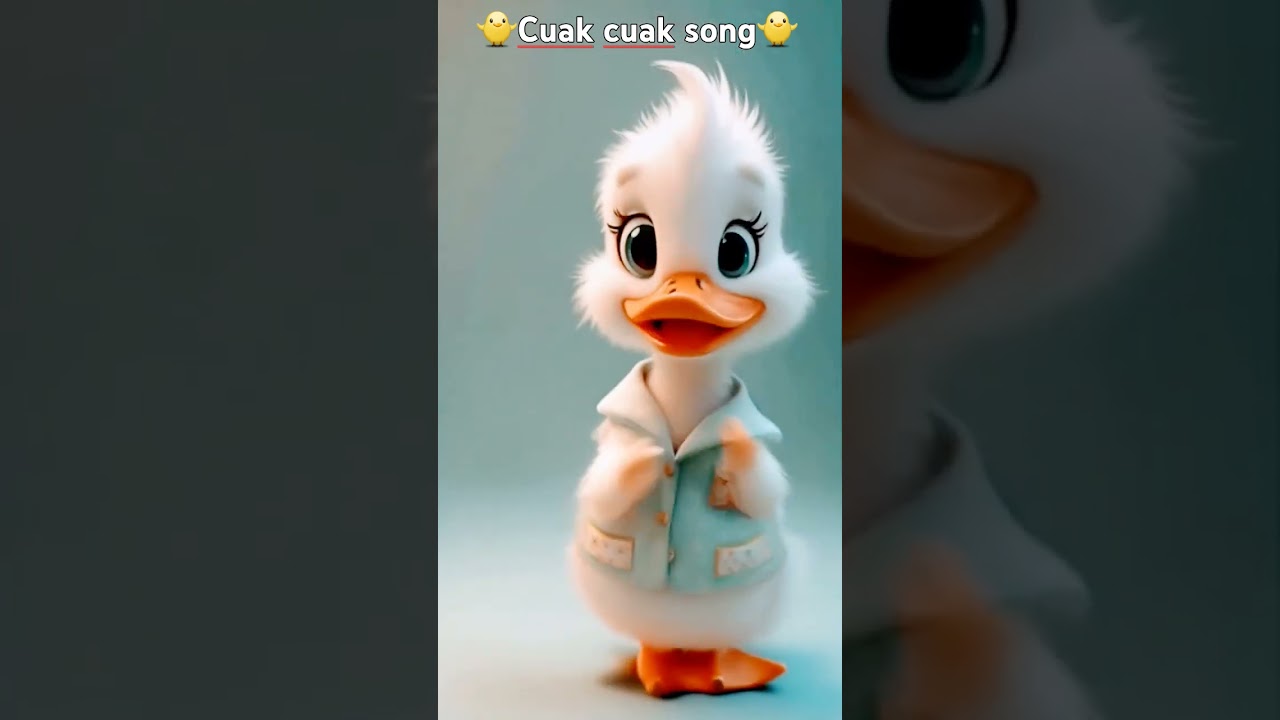 little cute Duck dance #Animation duck Ai #Cuak cuak song #Duck