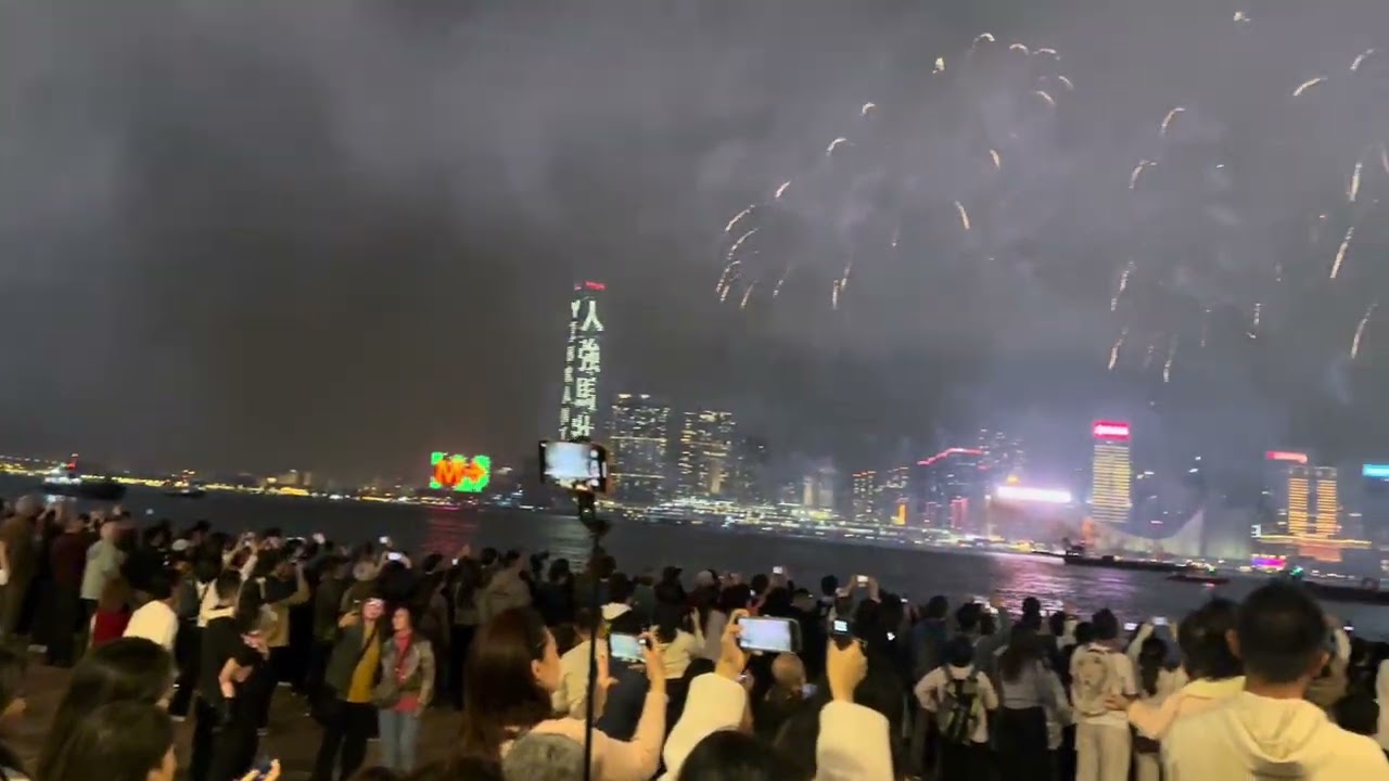 Hong Kong fireworks 🎆 Lunar New Year |18-02-2026 happy Chinese New Year 🐎 
