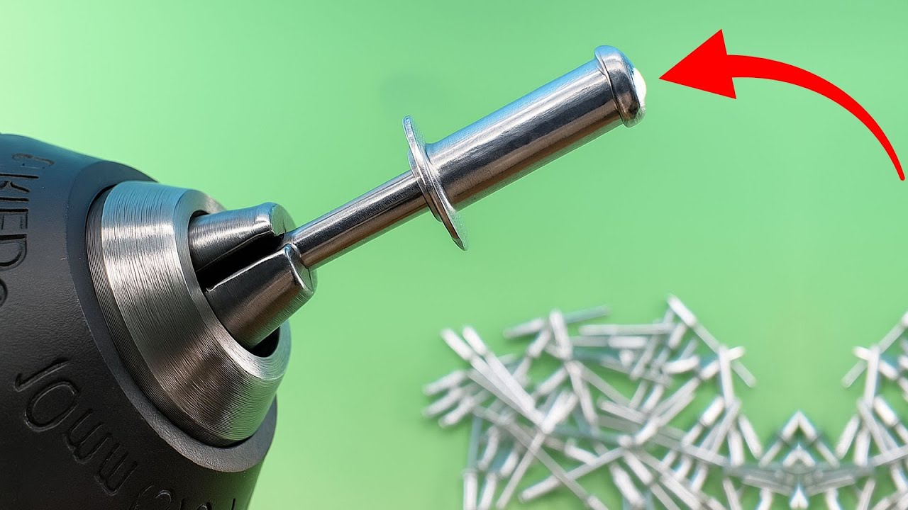 Just insert a rivet into your drill and see what no one else knows!