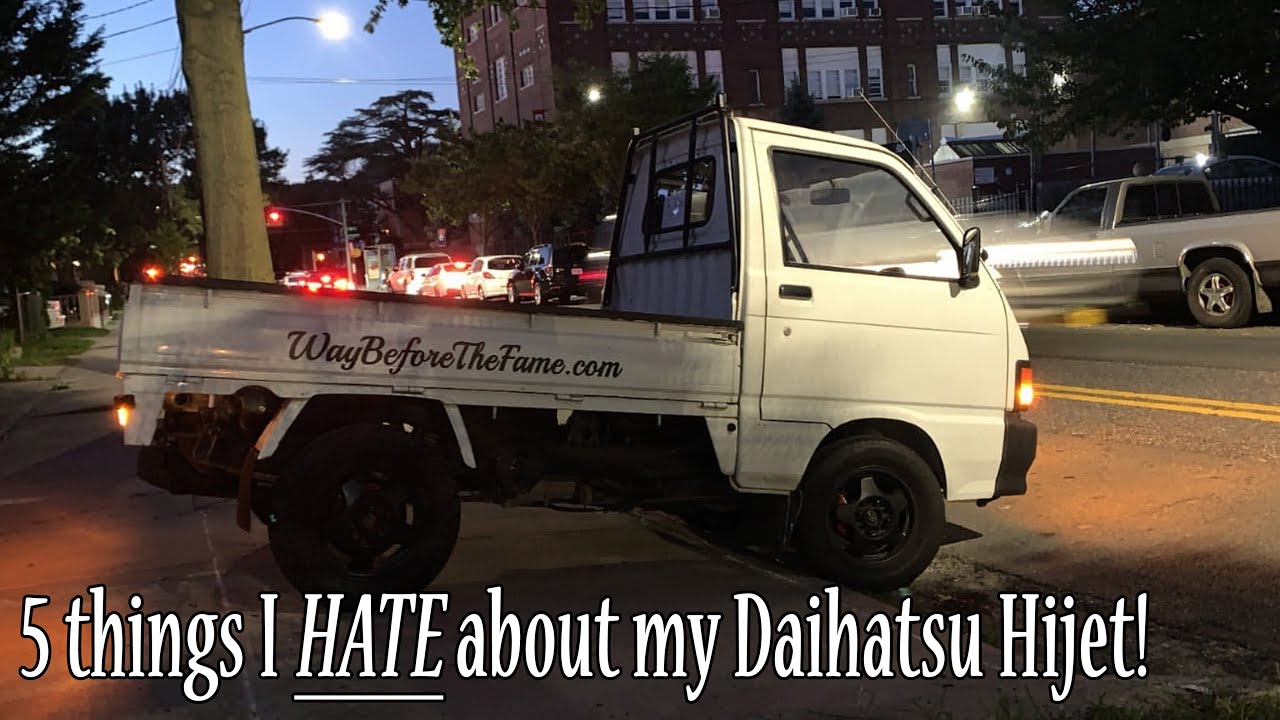 5 Things I HATE About My Kei Truck! (Daihatsu HiJet)