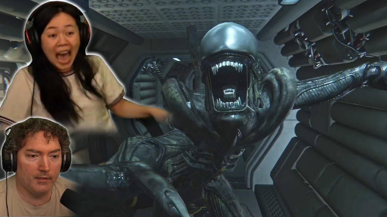 Easily Scared Wife watches ALIEN: Isolation 🔴Live Stream
