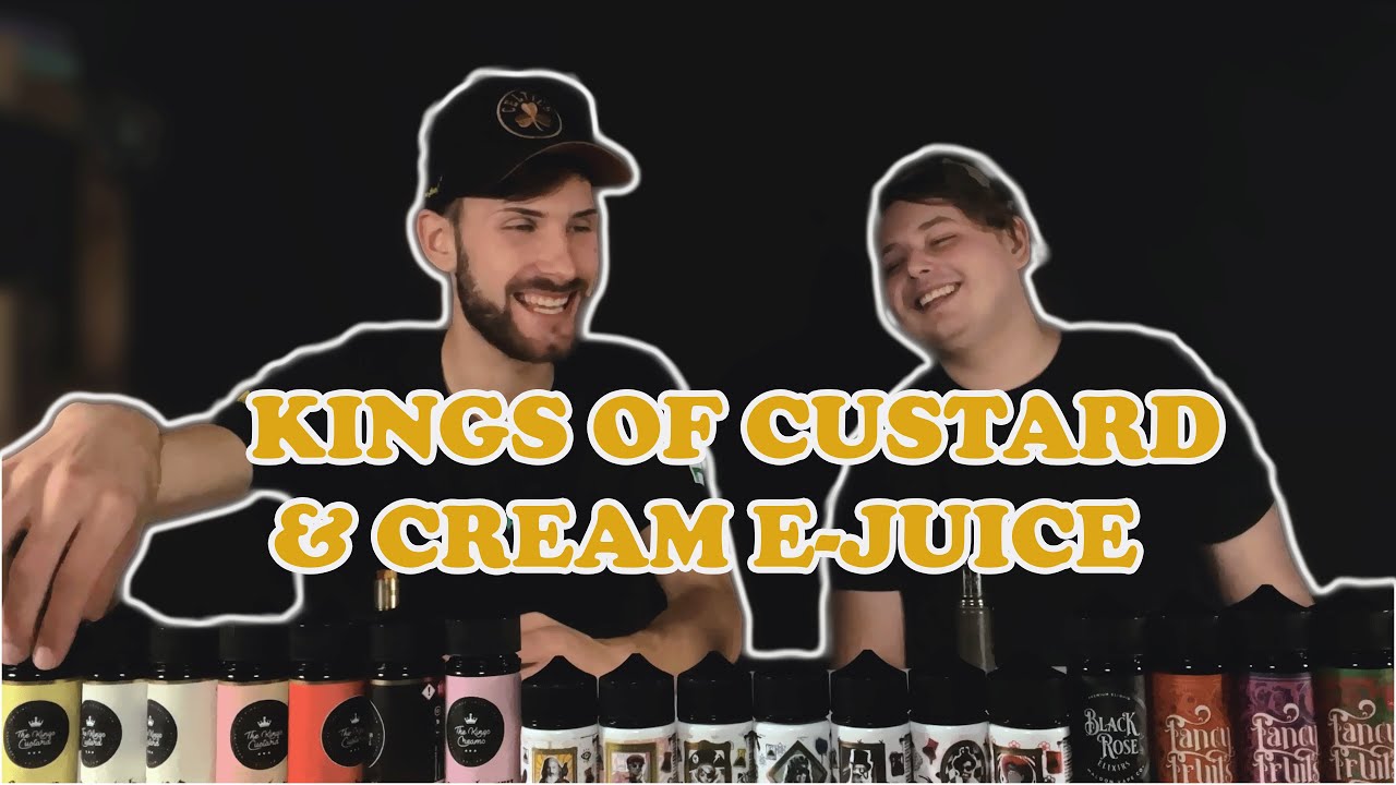 E-juice review | Kings of custard & Cream with my roommate Chris (Part 1)