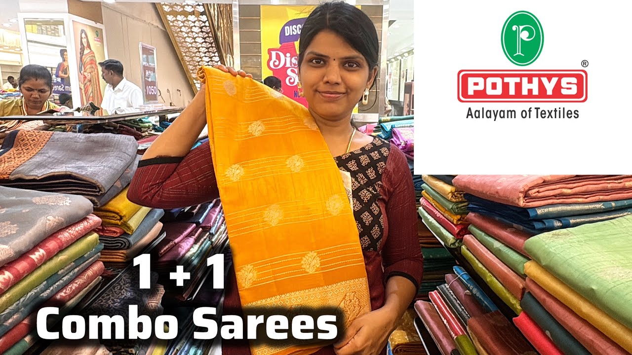 POTHYS Saree Haul 🛍️ Latest Designs from ₹800 | Affordable Combos ₹1050 | Trendy Looks!
