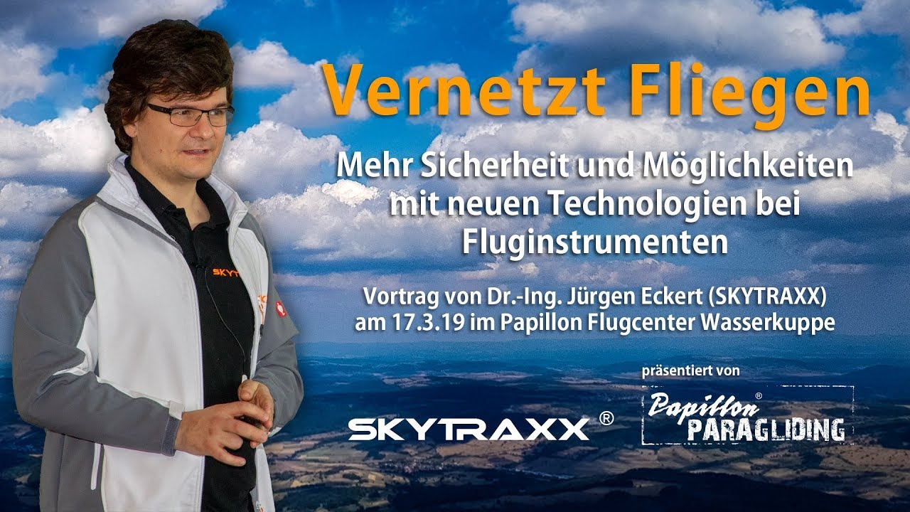 Vernetzt Fliegen: Vortrag von Dr.-Ing. Jürgen Eckert (SKYTRAXX) im Papillon Flugcenter