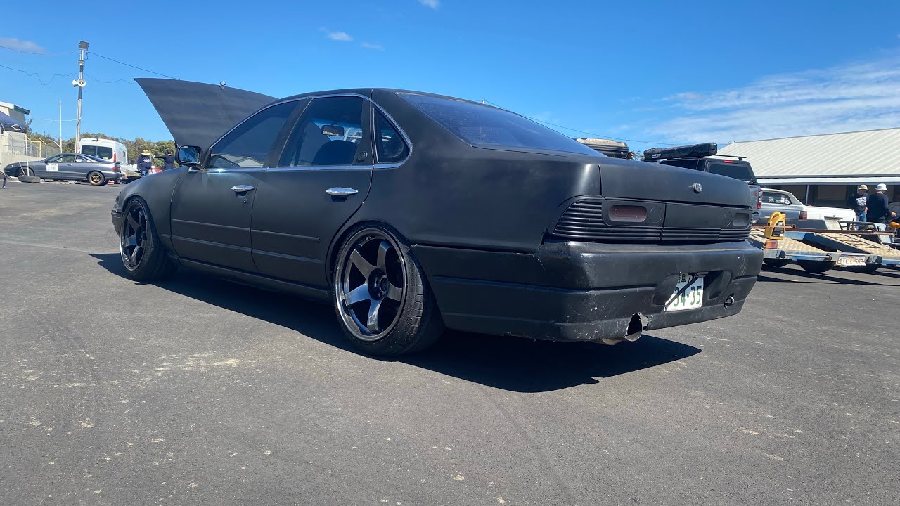 1988 NISSAN CEFIRO GOES TO TRACK 