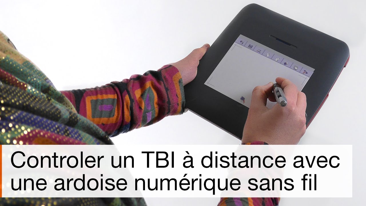 Comment contr&ocirc;ler le tableau blanc interactif &agrave; distance avec une ardoise num&eacute;rique sans fil