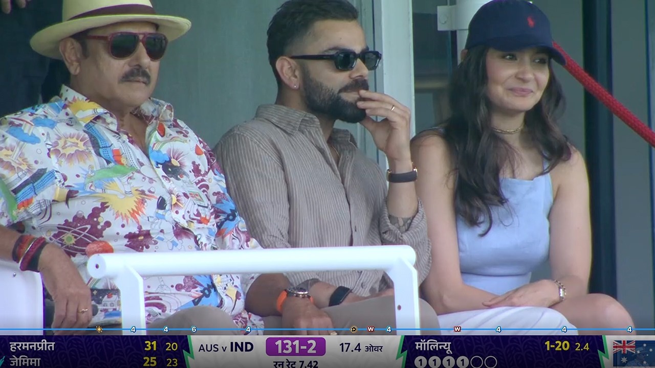 Fans Go Crazy ! Virat Kohli Watching Ind W vs Aus W T20 World Cup 2026 Match at Lords