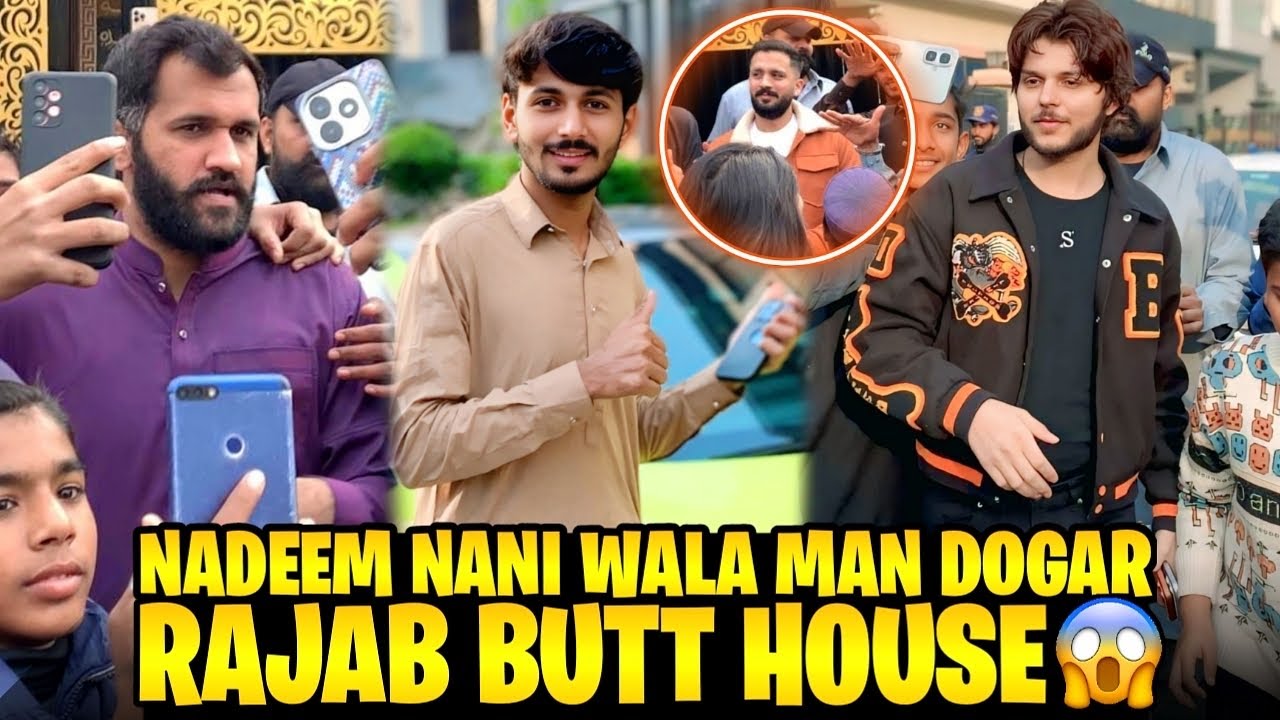 Nadeem Nani Wala and Man DOGAR Rajab Butt House 🏠 
