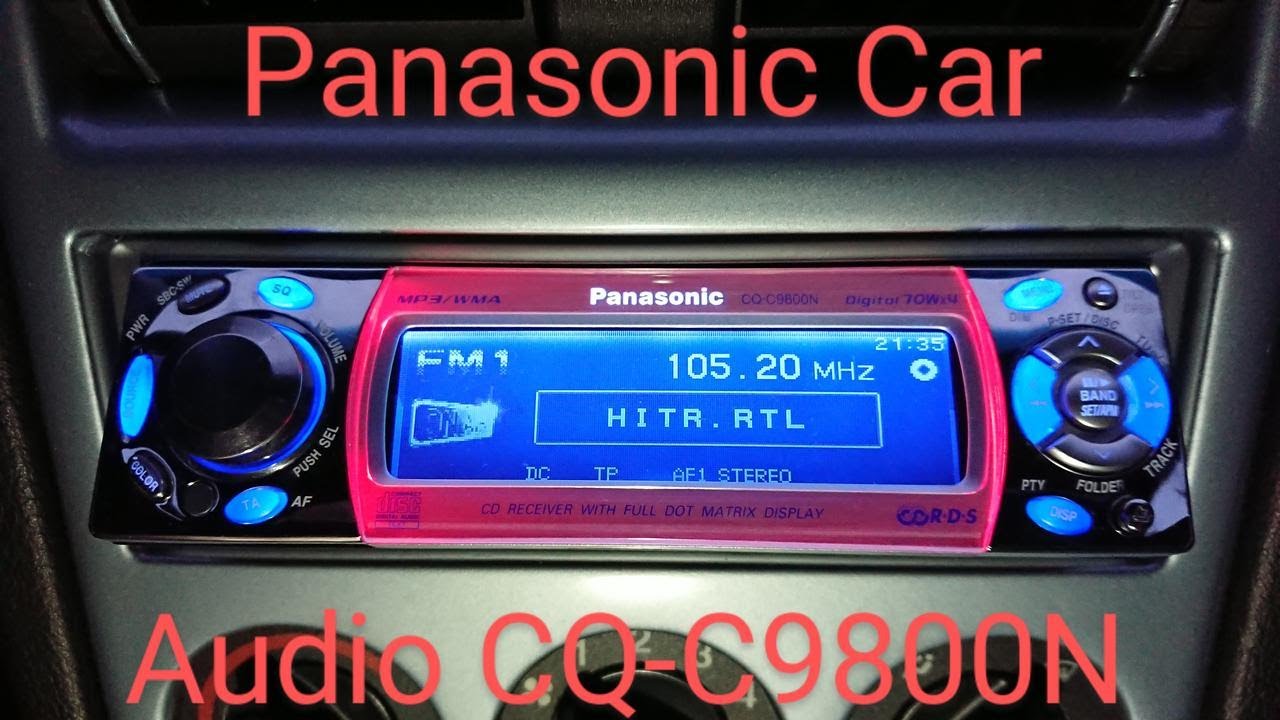 Panasonic Car Audio CQ-C9800N 001