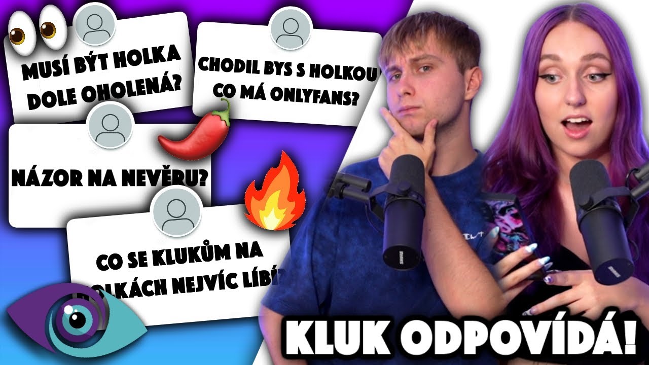 KLUK ODPOVÍDÁ NA SPICY OTÁZKY HOLEK?! / NEVĚRA, ONLYFANS, HOLENÍ, PRSA NEBO ZADEK? | JINEJ POHLED
