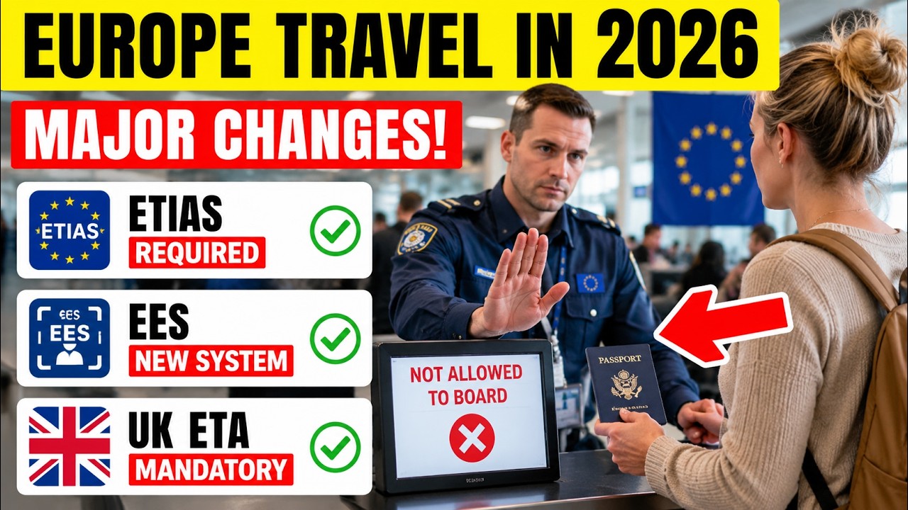 Europe Travel Is Changing Forever in 2026 (ETIAS & EES Shock)