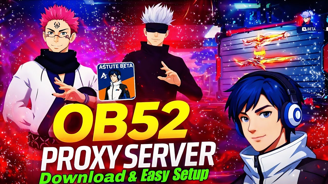 Free Fire OB52 Proxy Server Explained 🔥 | Astute beta Easy Setup + Diamond Use Guide