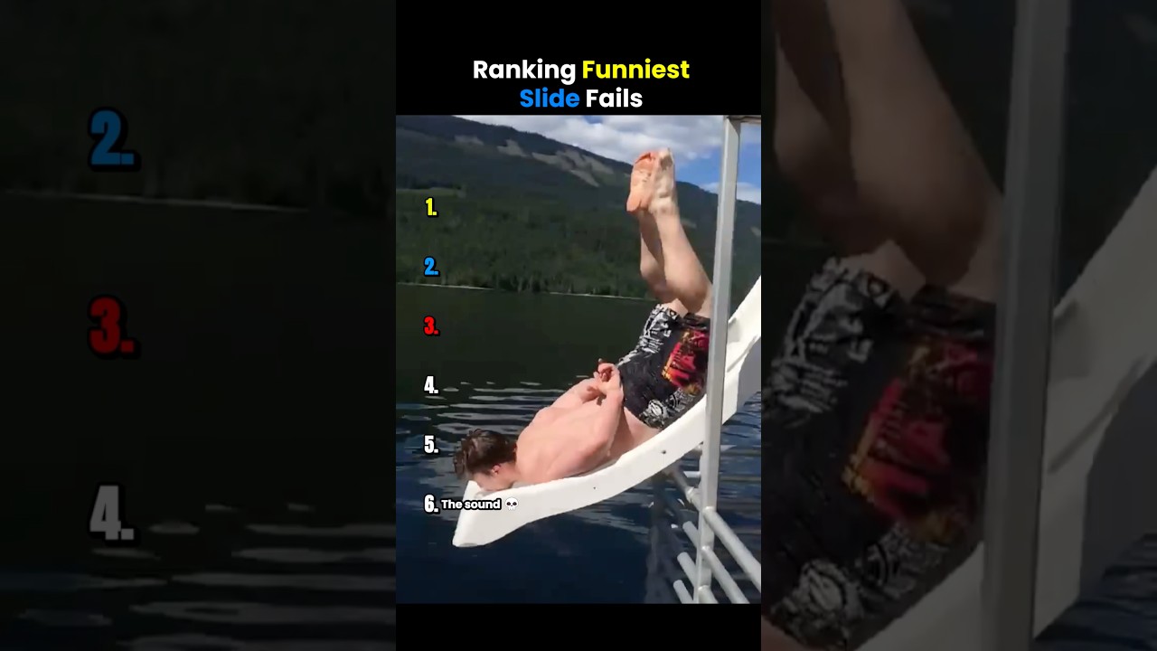 Ranking Funniest Slide Fails 😂