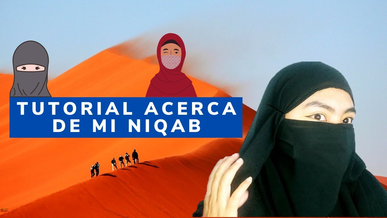 ¿Cómo convertir un hijab en un niqab?🧕🏼🥷🏼TUTORIAL😱