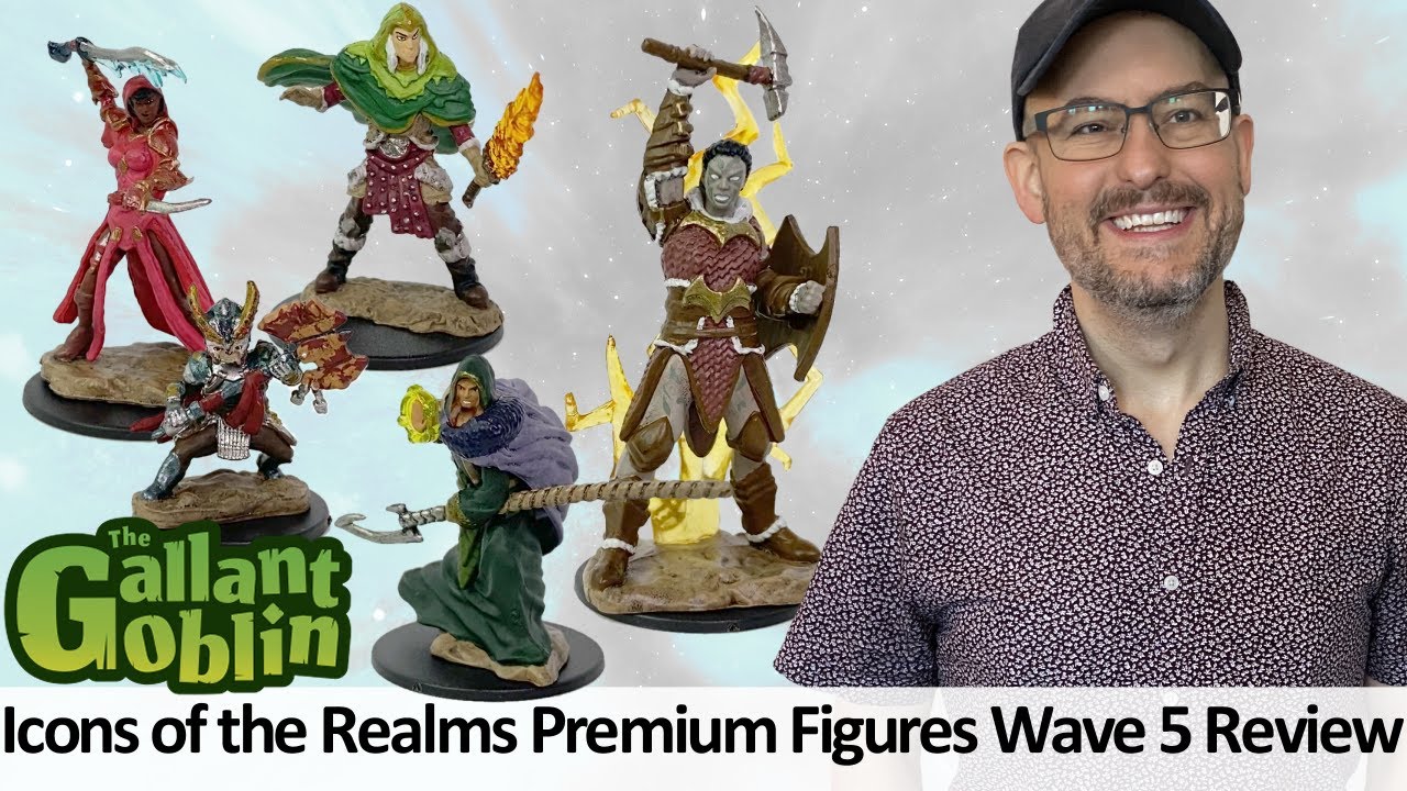 Icons of the Realms Premium Figures (Wave 5) Review - WizKids D&D Prepainted Minis