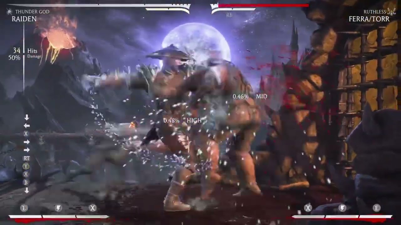 One of the harder raiden combos I know #mkx