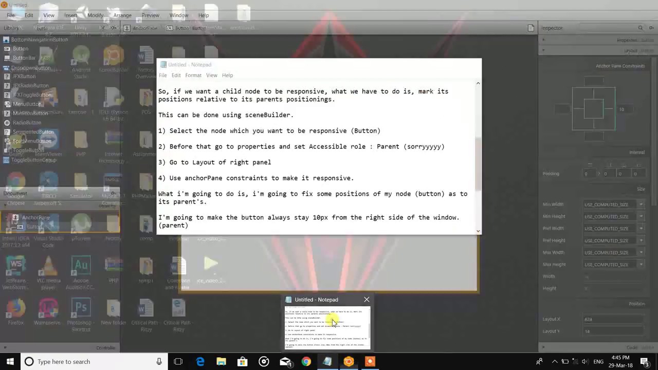 Create responsive UI using Gluon SceneBuilder (JavaFx)
