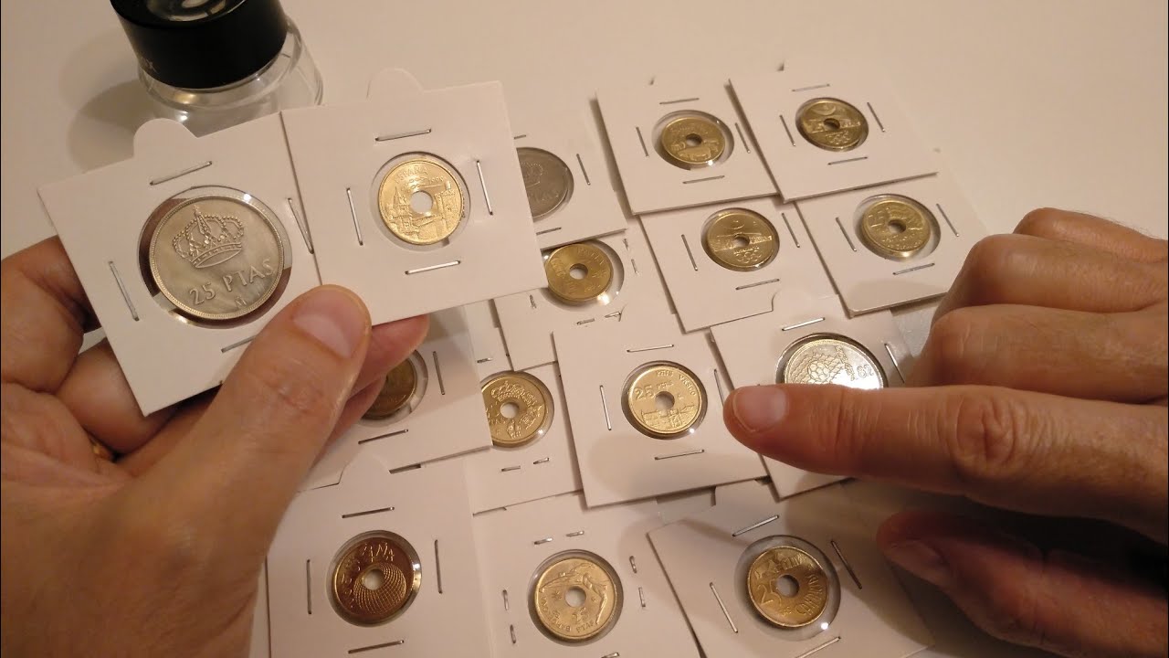 Las Monedas de 25 pesetas de Juan Carlos I ( España).