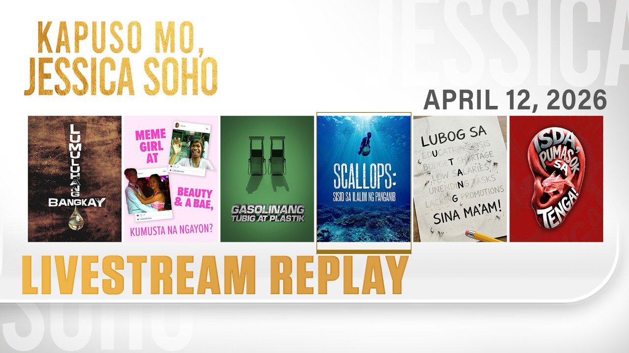 KMJS livestream April 12, 2026 Episode - Replay | Kapuso Mo, Jessica Soho
