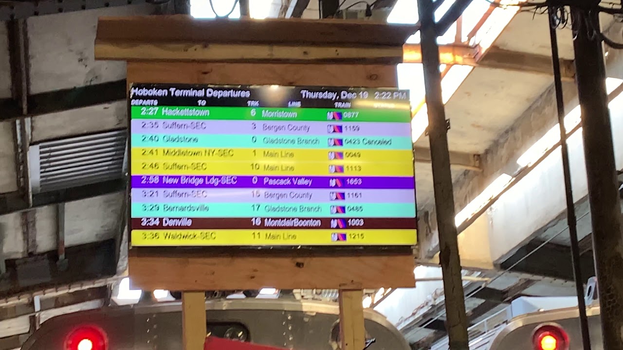Hoboken Terminal Announcement Compilation 11-26-2019 and 12-19-2019