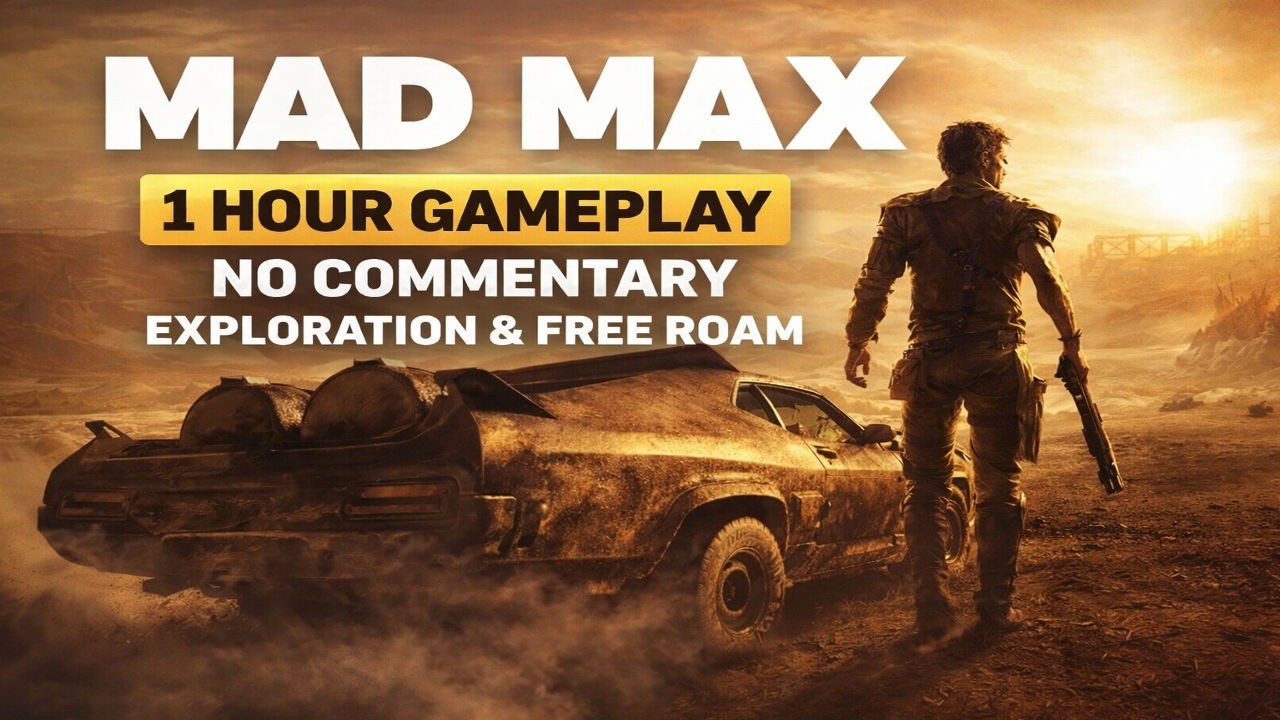 Mad Max - 1 Hour of Wasteland Exploration | No Commentary | Free Roam Gameplay
