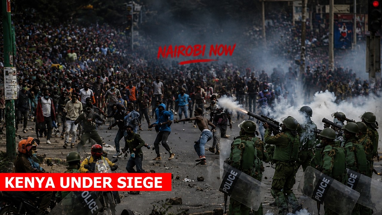 LIVE! NAIROBI UNDER SIEGE, MEGA MASS MAANDAMANO BEGINS OFFICIALLY IN CBD AS POLICE BLOCK ALL ROAD