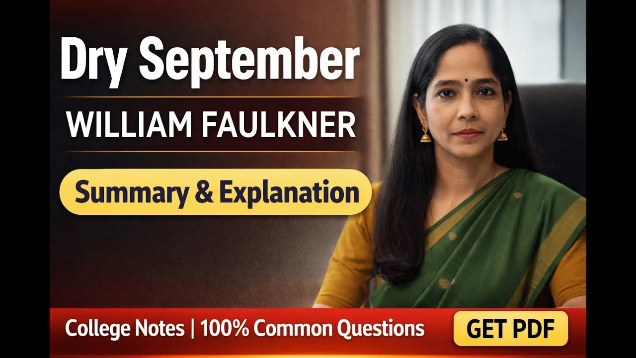 Dry September by William Faulkner | Complete Summary, Analysis & Themes | Faulkner’s Short Stories