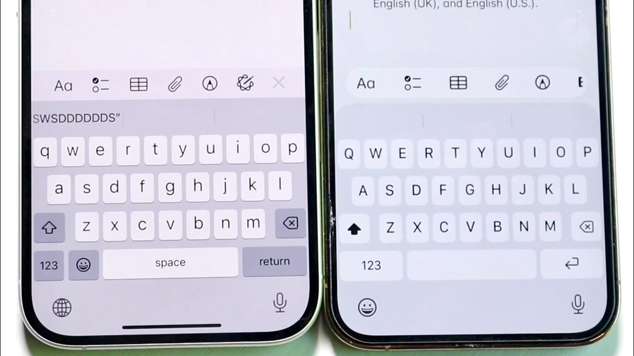 Клавиатура iOS 26 против клавиатуры iOS 18! (Сравнение)