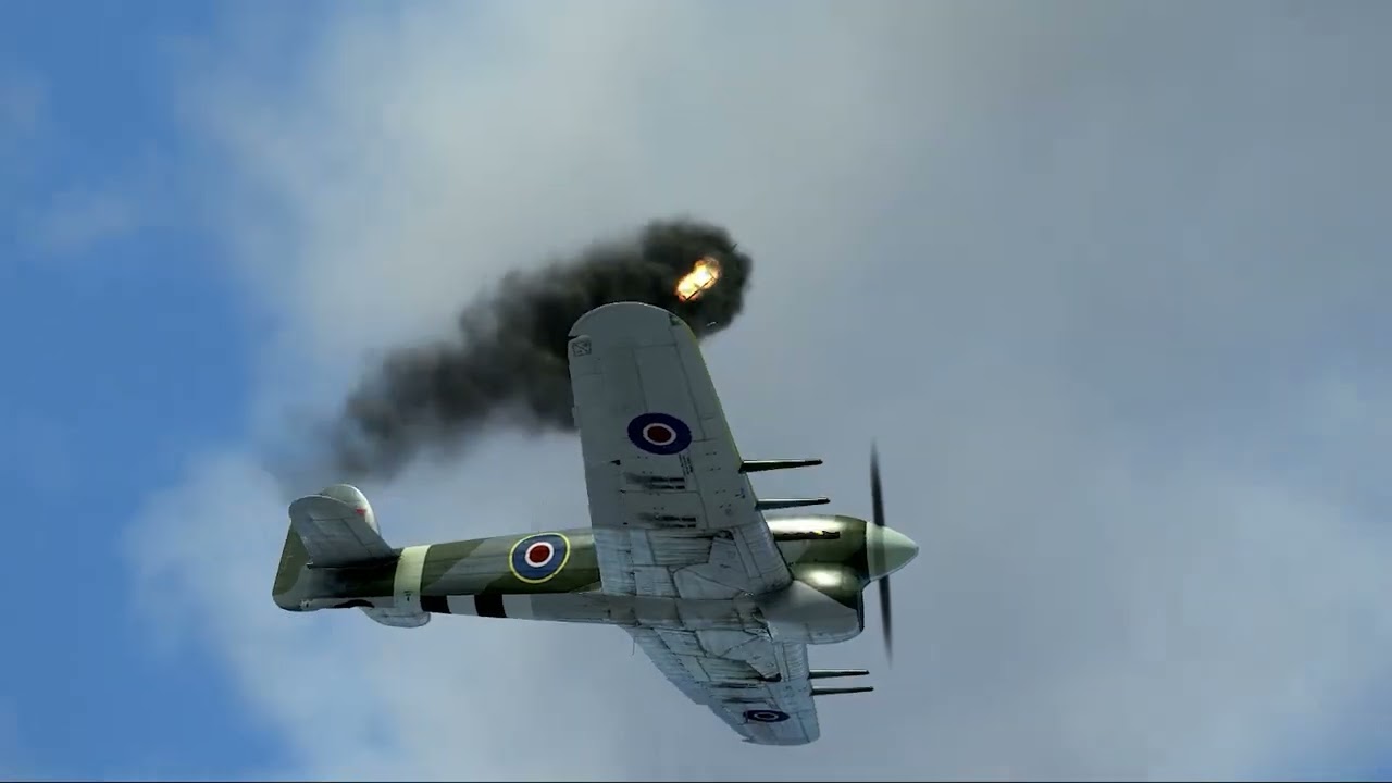 IL2 - Bf110 Burns