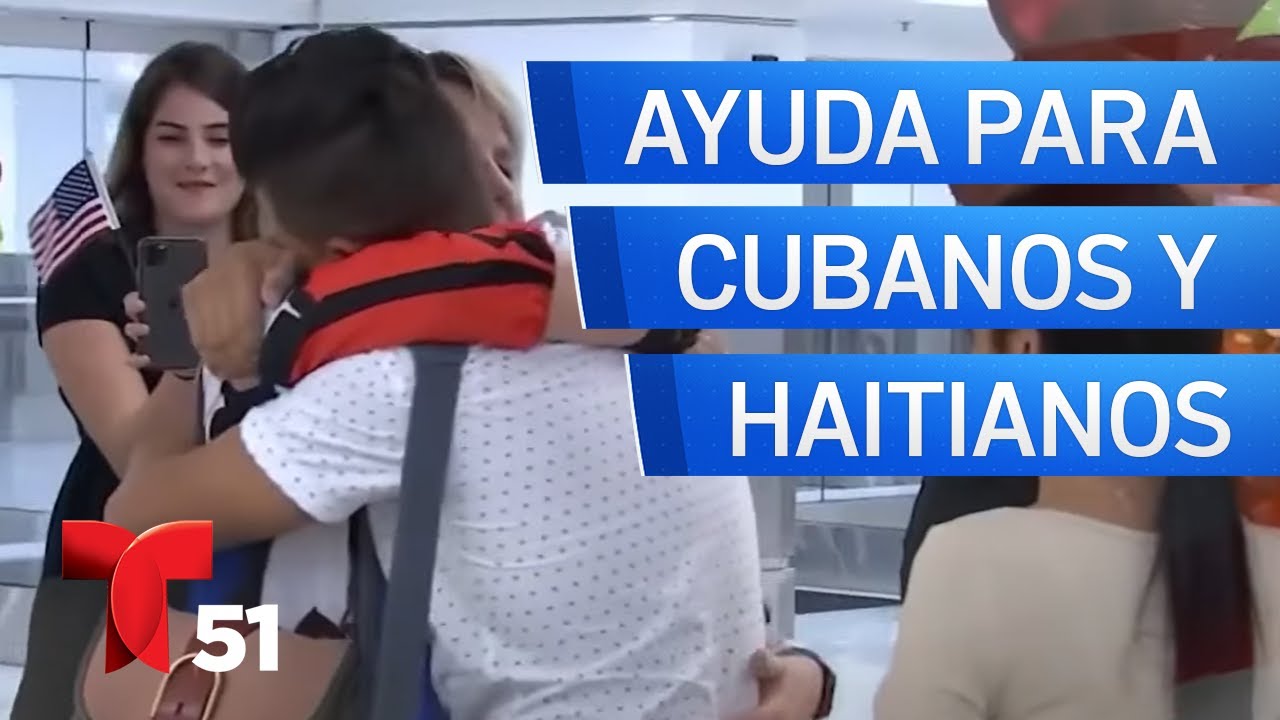 Ayuda exclusiva para cubanos y haitianos que lleguen a EEUU con parole humanitario