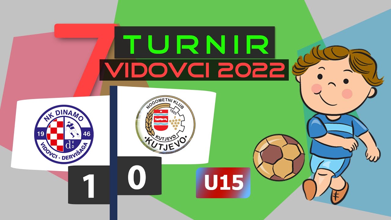 NK Dinamo - NK Kutjevo  1:0 # 7. Nogometni Turnir Vidovci 2022 # U15 # Prva utakmica skupine