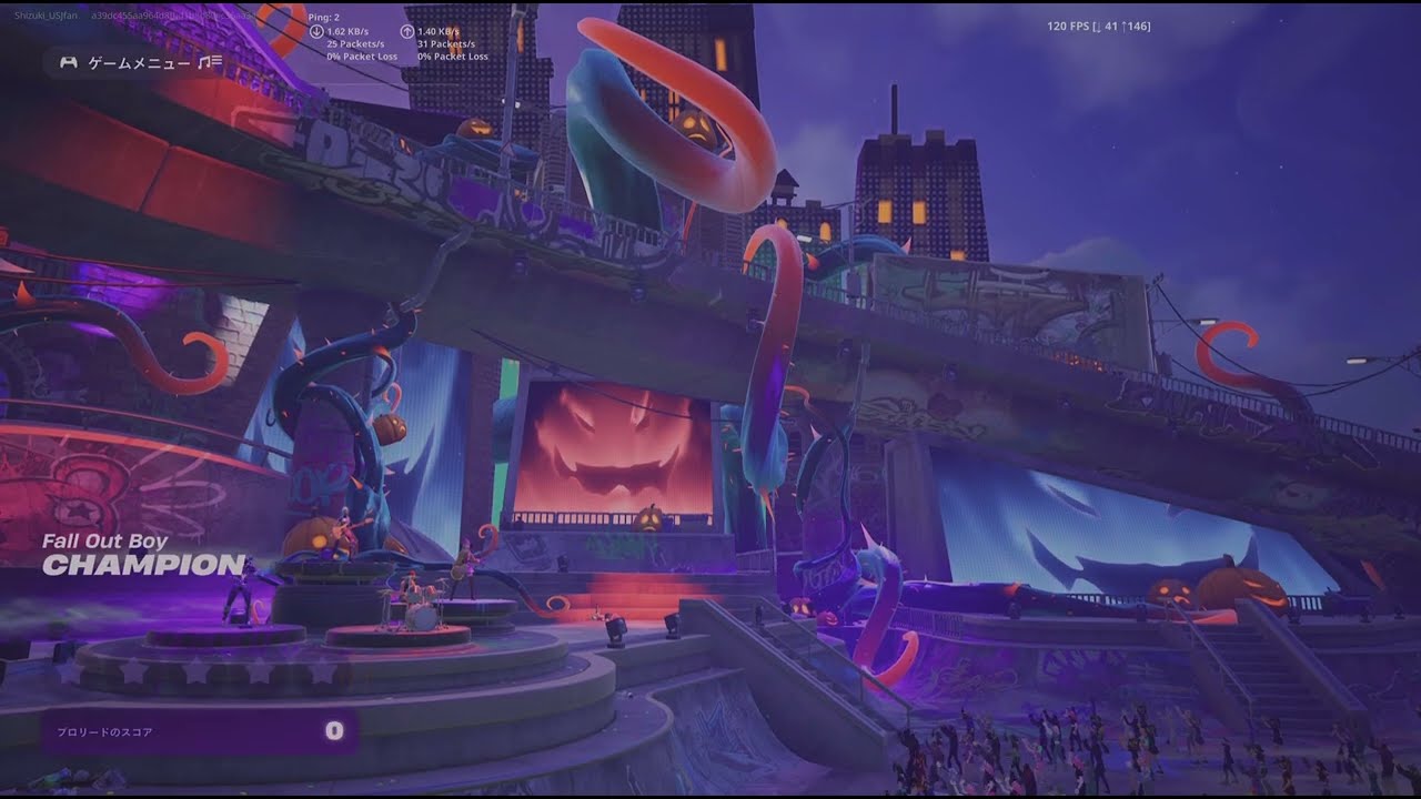 【Fortnite】Festivalにある「Champion」をフルコンボ(プロリード)してみた(難易度４)※Hard