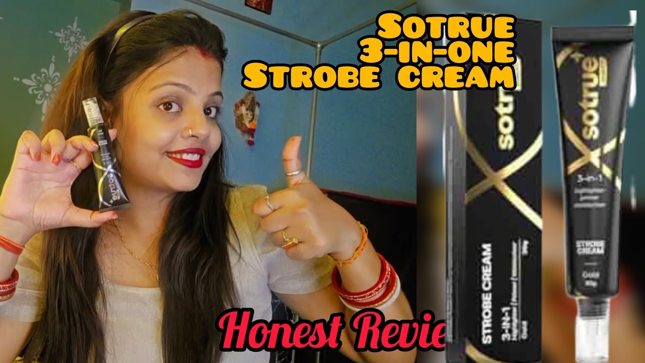 SOTRUE STROBE CREAM REVIEW/#sotrue #strobecream 