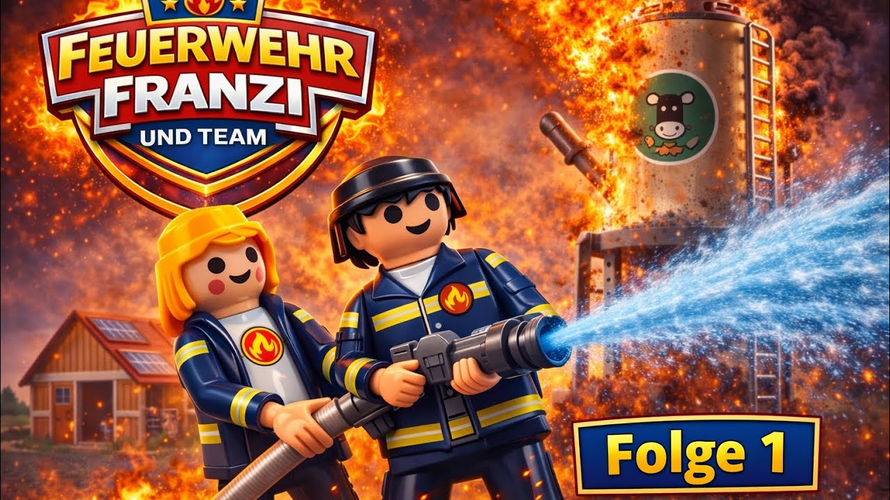 Silobrand auf dem Sonnenhof! 🔥🚒 | Feuerwehr Franzi & Team!