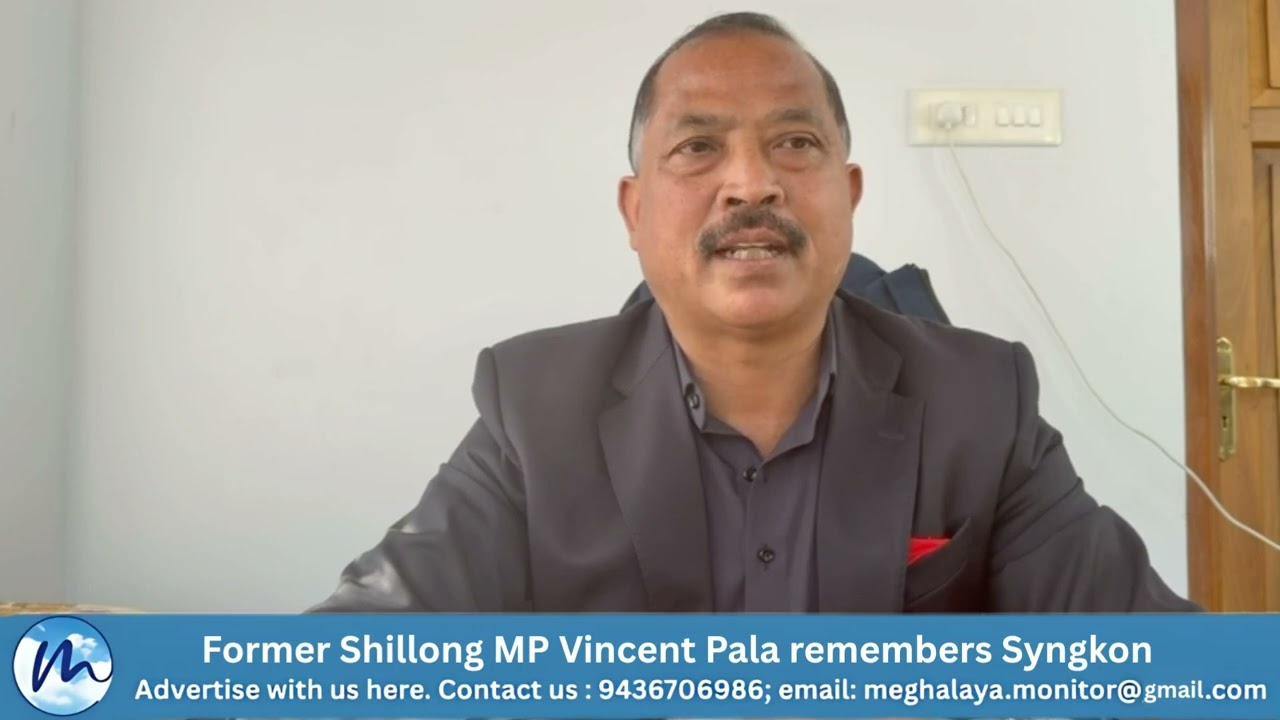 Former Shillong  MP Vincent Pala  condoles the death of Ricky Syngkon