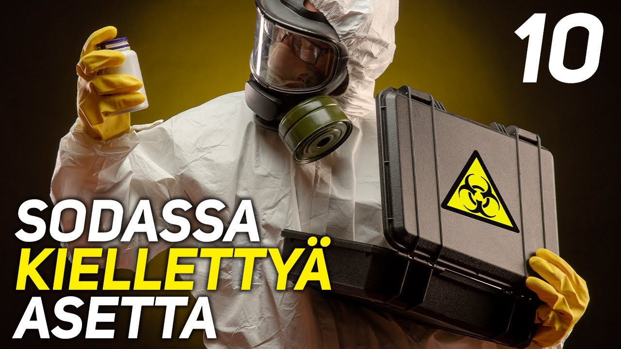 10 SODASSA KIELLETTYÄ ASETTA