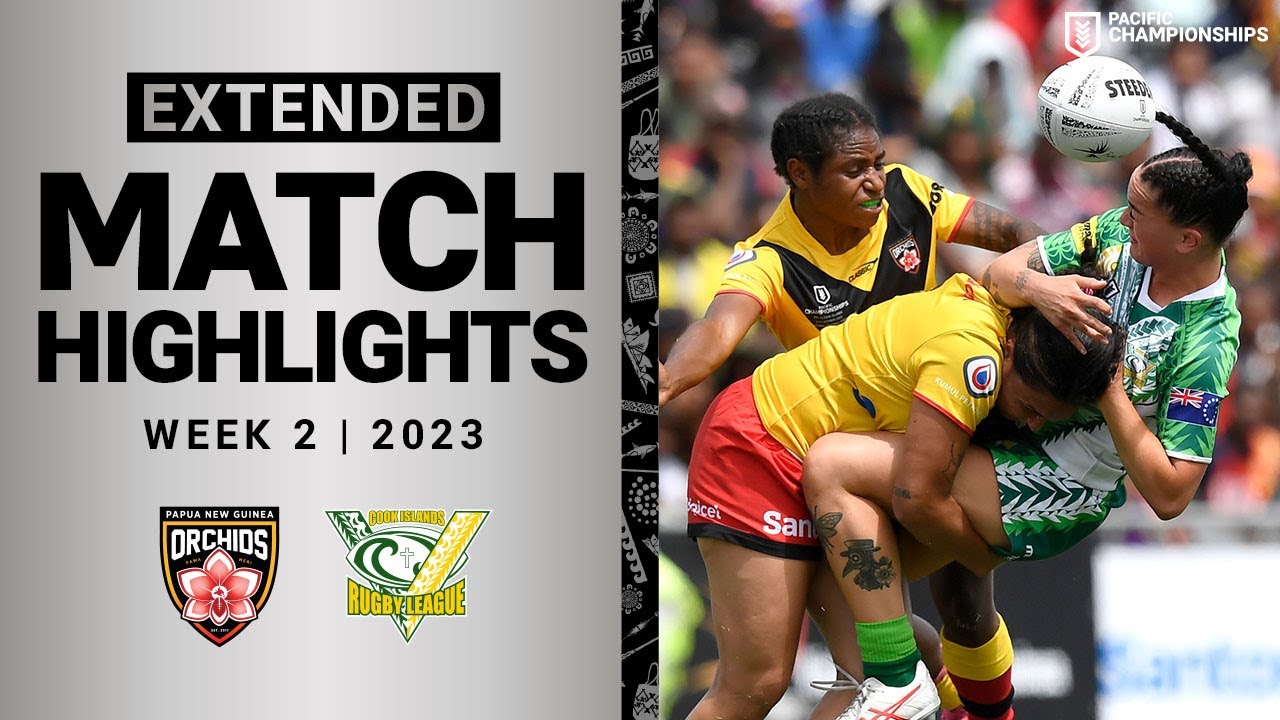 PNG Orchids v Cook Islands | Extended Highlights | Pacific Championships, 2023 | NRLW