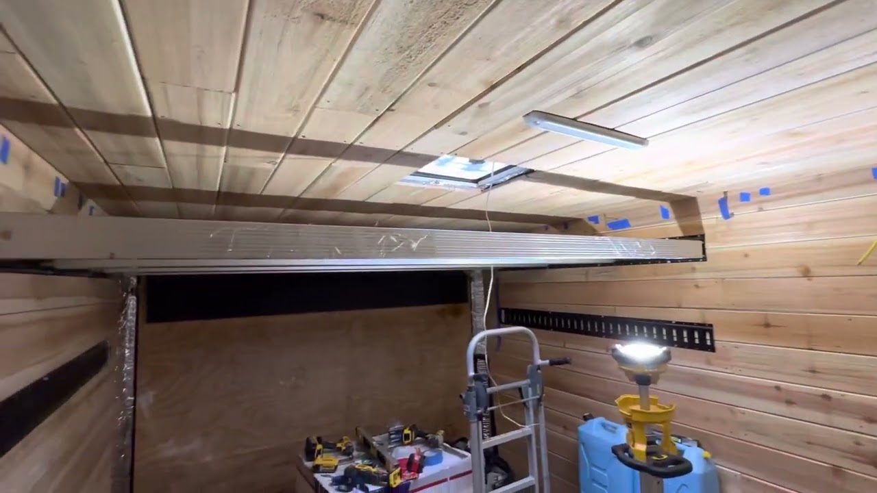 Cargo Trailer Conversion: Making the Bed Frame set on E-Tracks