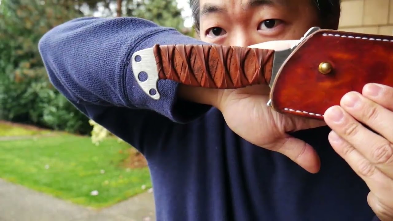 Review of SoMiCo Knives Vaari = Filipino Bolo + Finnish Puukko + Japanese Katana + American  Bowie