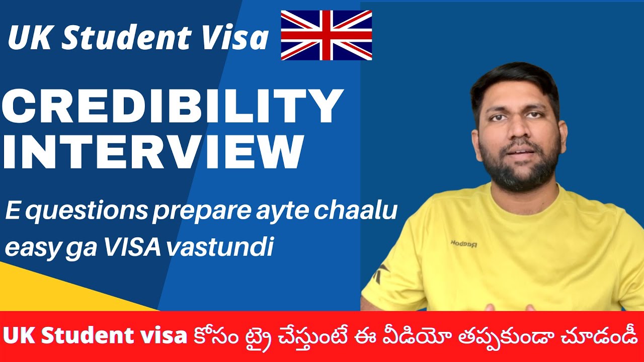 UK Credibility interview | Questions & Answers | Watch the video to avoid admission & visa refusals