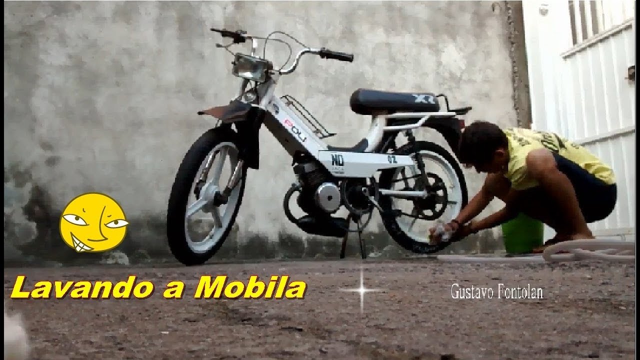 Lavando Minha Mobilete Caloi [Gustavo 75]