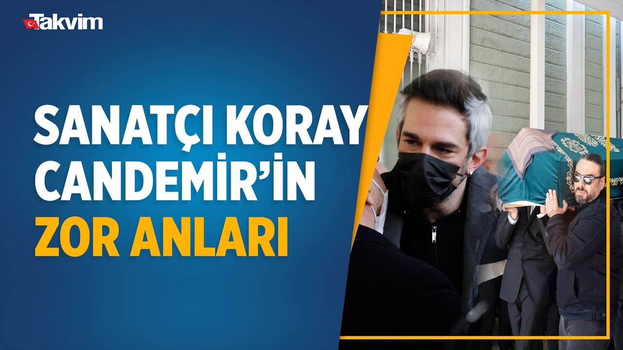 Kargo grubunun eski solisti Koray Candemir annesini son yolculuğuna uğurladı! Duygu dolu anlar