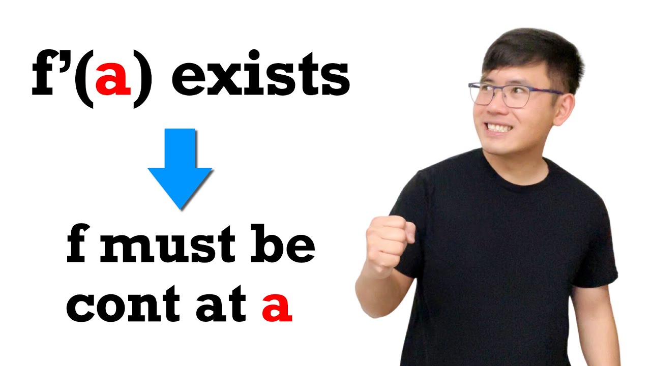 Proving differentiability implies continuity