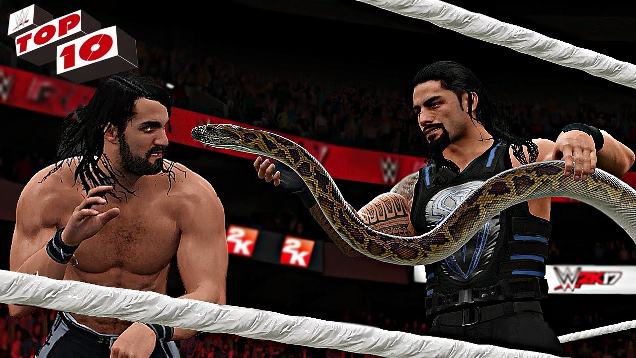 WWE 2K17 - Top 10 Craziest Funny Entrances 