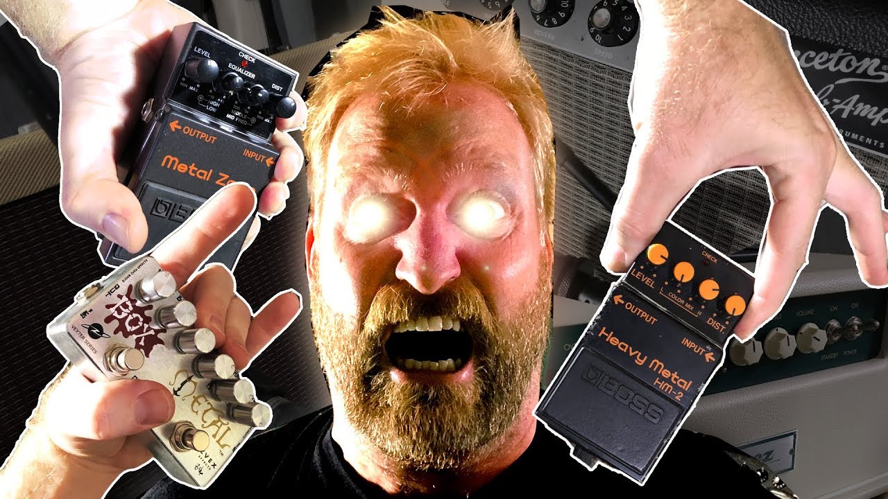 3 Metal pedals into 3 amps at the same time.