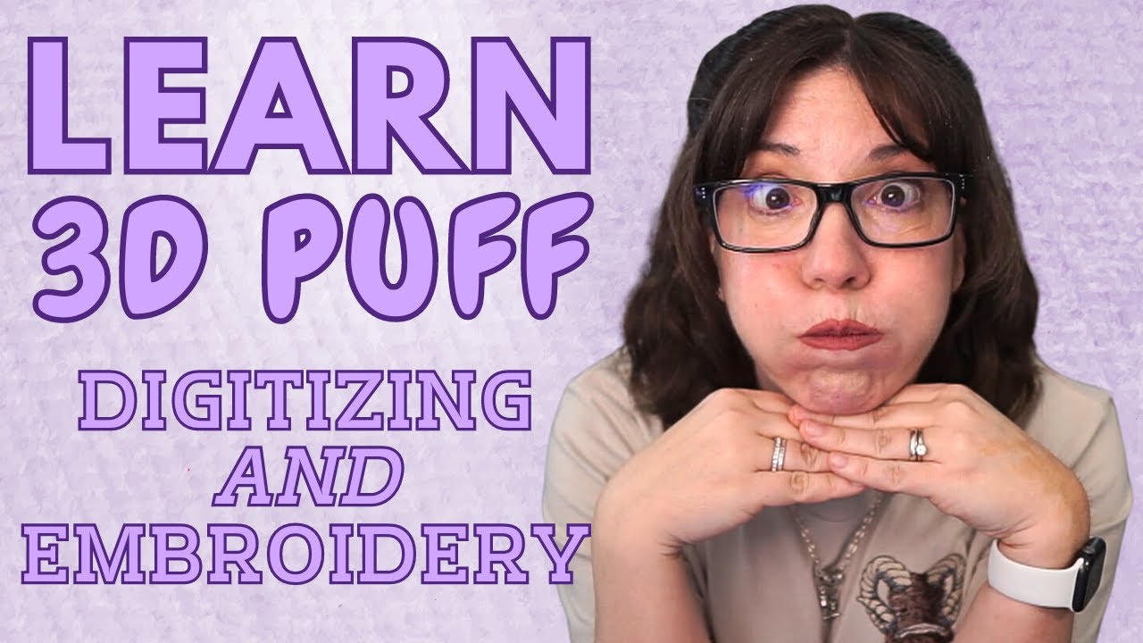 Learn 3D Puff Digitizing and Embroidery - Tutorial with Hatch Embroidery Program and Ricoma MT1501
